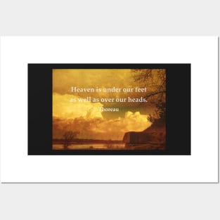 Thoreau Quote Posters and Art